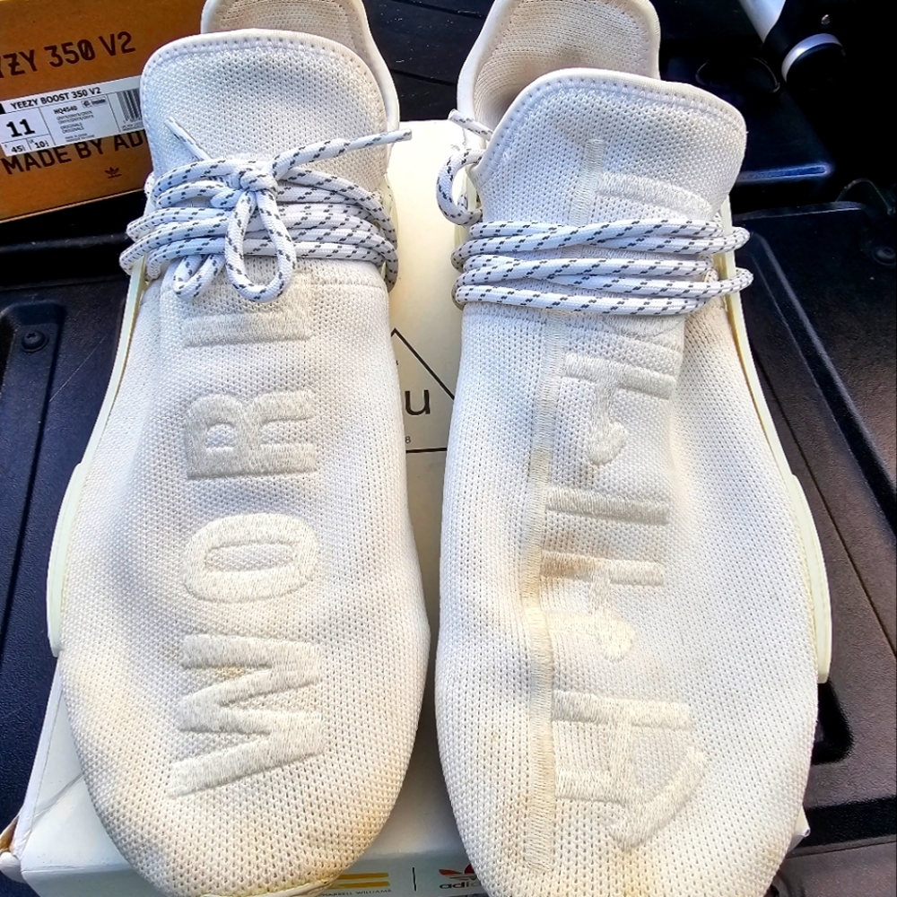 Pharrell x Human Race Trail NMD "Blank Canvas" Size 11
